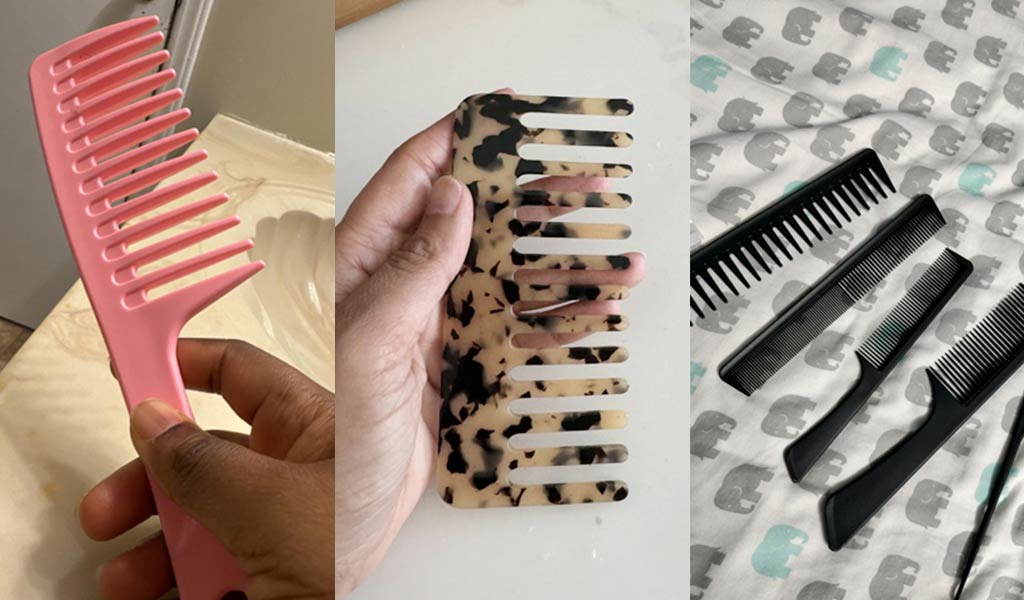 Wide Tooth Combs for Curly, Thick & Wet Hair