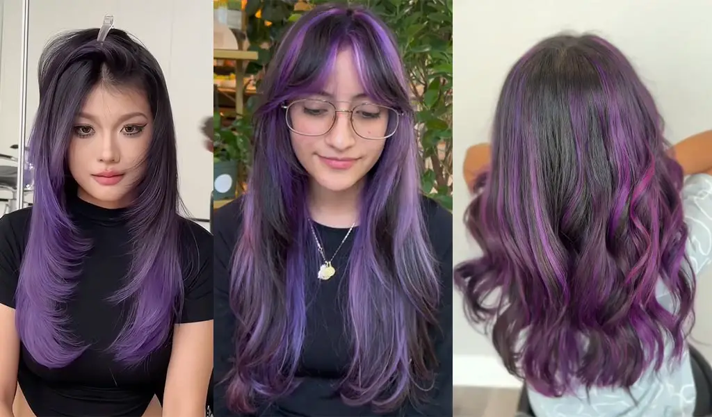12 Hairstyle Ideas for Purple Hair
