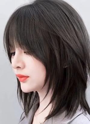 AirTouch Balayage Korean Wolf Cut