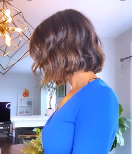 Angled Bob Featuring Black-Tipped Ends