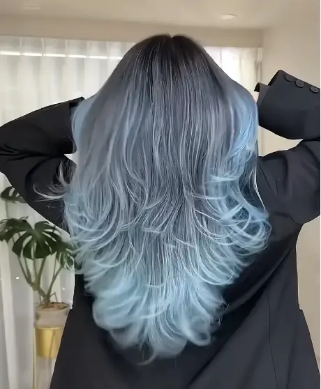 Arctic Winter Sky Hair