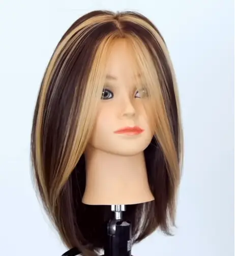 Ash Blonde Red Highlights