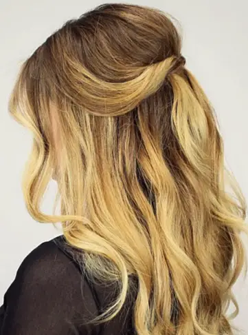 Beach Waves Half-Up