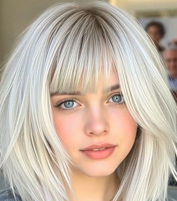 Blunt Bob Featuring Straight Fringe
