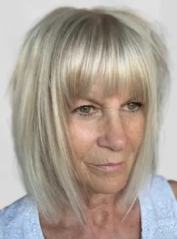 Bob with Blunt Bangs