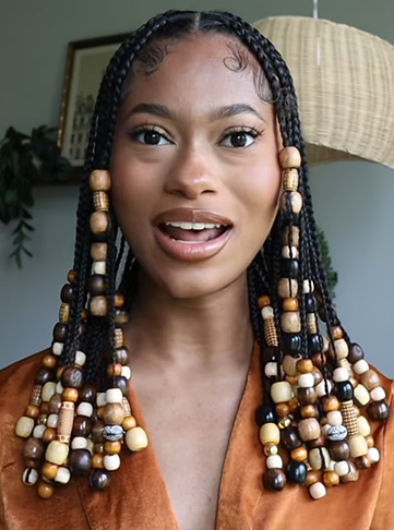 Braid Hair with Beads