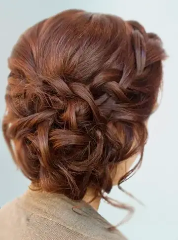 Braided Side Updo