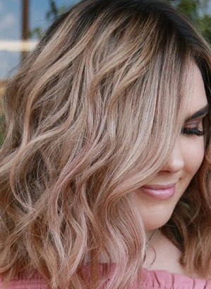Champagne Blonde Highlights