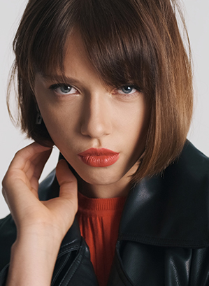Chic Bob With Blunt Bangs