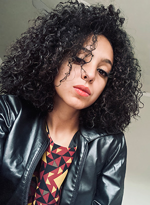 Choppy Curly Short Hair With Wolf Cut