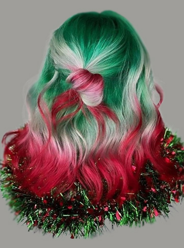 Festive Christmas Day Hairstyle