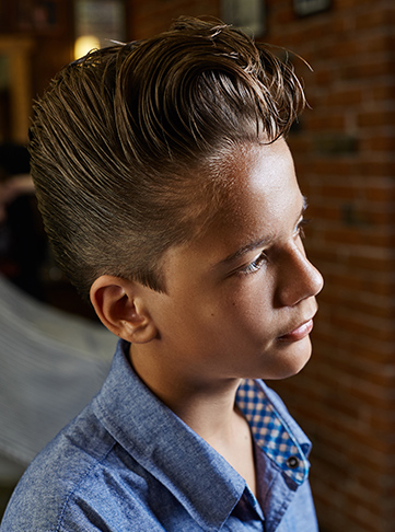 Classic Layered Cut With Faded Sides