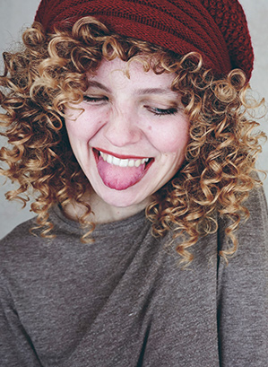 Curly Shag Cut With Curly Bangs