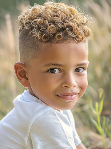 Curly Undercut Hair
