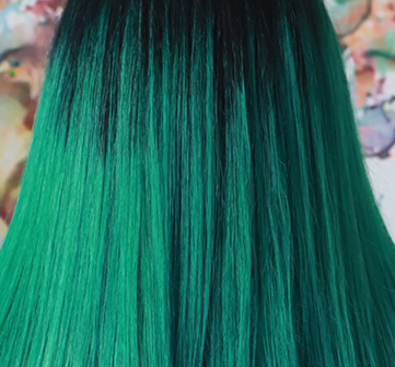  Dark Green Ombre