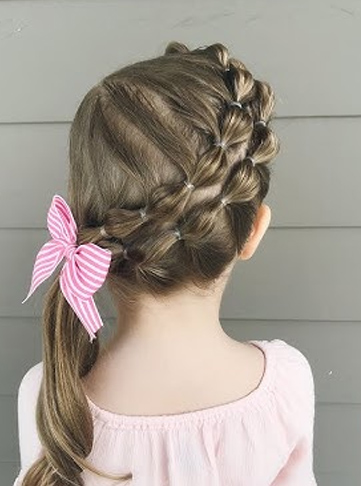  Diagonal Pull-Through Braids for Girls