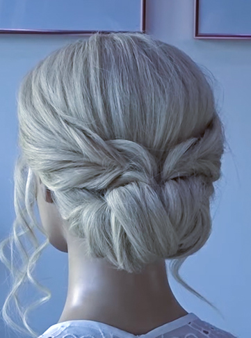 Elegant Low Twist Bun