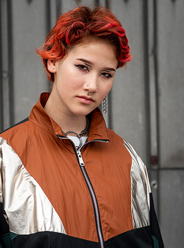 Fiery Pixie With Undercut