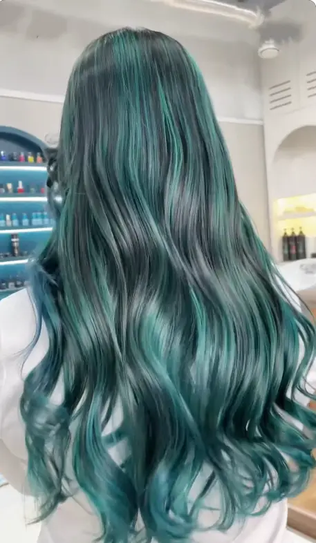 Forest Green Hair