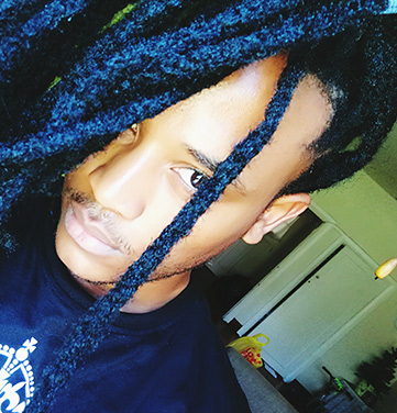 Effortlessly Flowing Black Dreadlocks