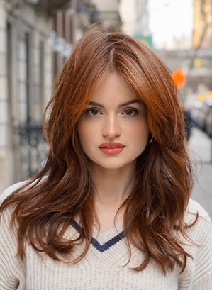  Golden Copper Highlights