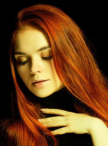 Golden Red Balayage