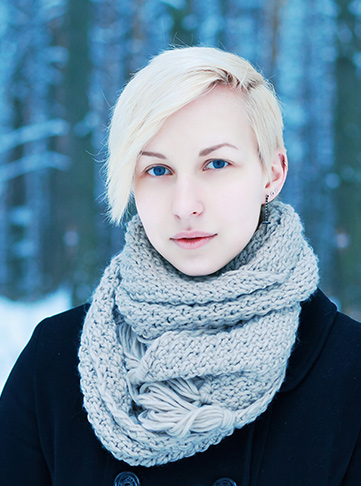 Icy Blonde Bob with Soft Bangs
