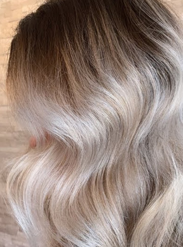 Icy Blonde With Cool-Toned Low Lights