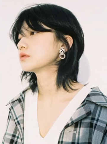 Layered Shag With Curtain Bangs