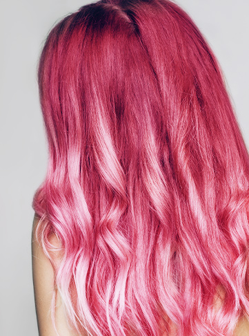 Light and Dark Pink Ombre