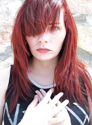 Long Dramatic Purple Pink Wolf Cut
