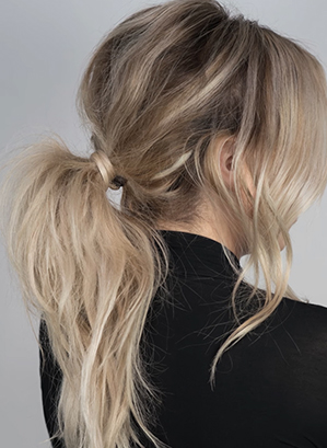 Low Messy Ponytail