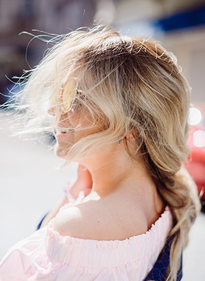 Low Tucked-In Ponytail