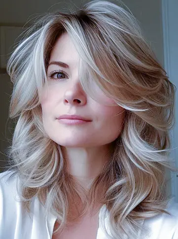 Medium Wavy Hairstyle