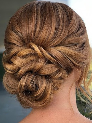 Messy Low Chignon