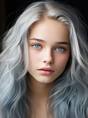 Metallic White Blonde 