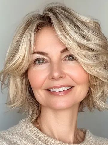Mid-Length Wavy Style