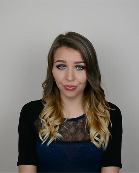 Ombre Dip-Dye on Voluminous Long Blonde Wavy Hair