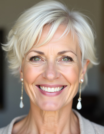 Platinum Blonde Layered Crop