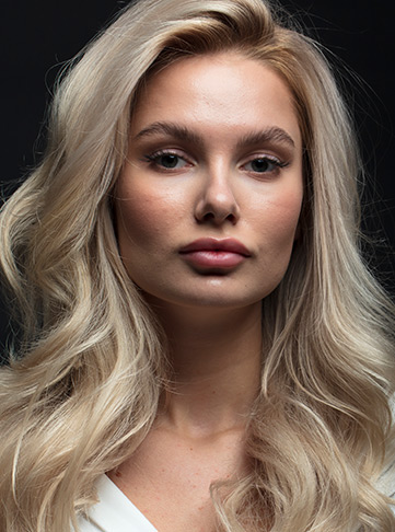 Platinum Blonde With Delicate Low Lights