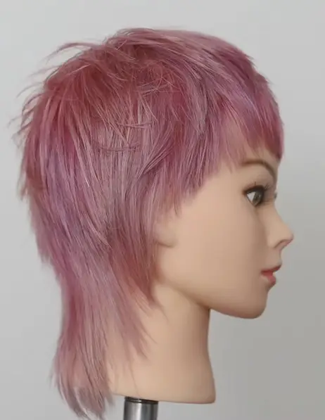 Platinum Punk Mullet