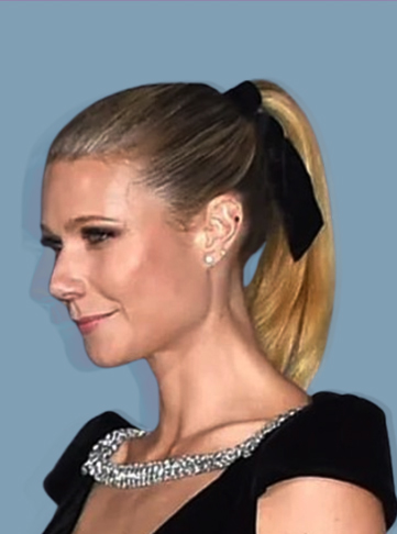 Ponytail with a bow