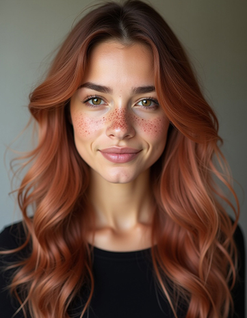 Rose Gold Waves with Soft Pink Hues