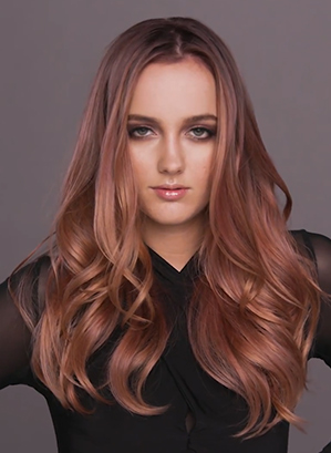 Rose Gold Waves