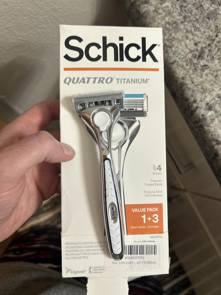 Schick Quattro Titanium Razor