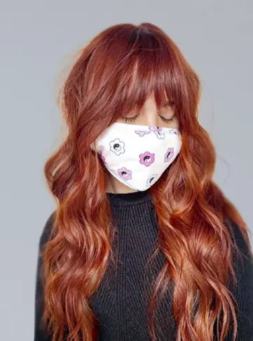 Shag Mullet Chestnut Hair With Extended Bangs