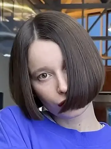 Short Angled Bob