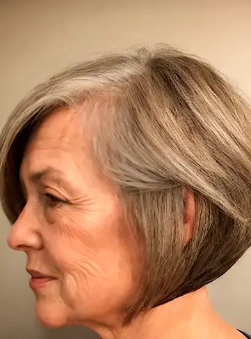 Short Dishwater Blonde Hairstyle Over 70