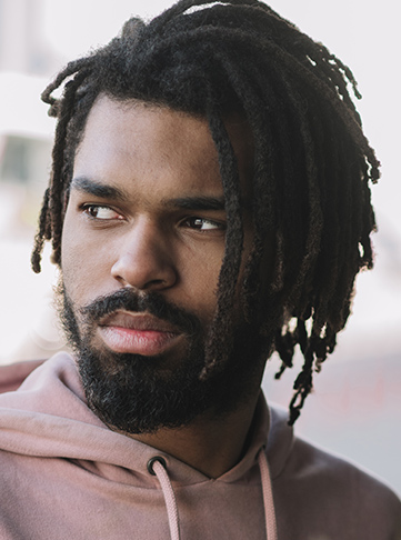 Short and Trendy Dreadlocks