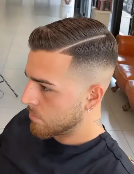 Side-Parted Short Cut